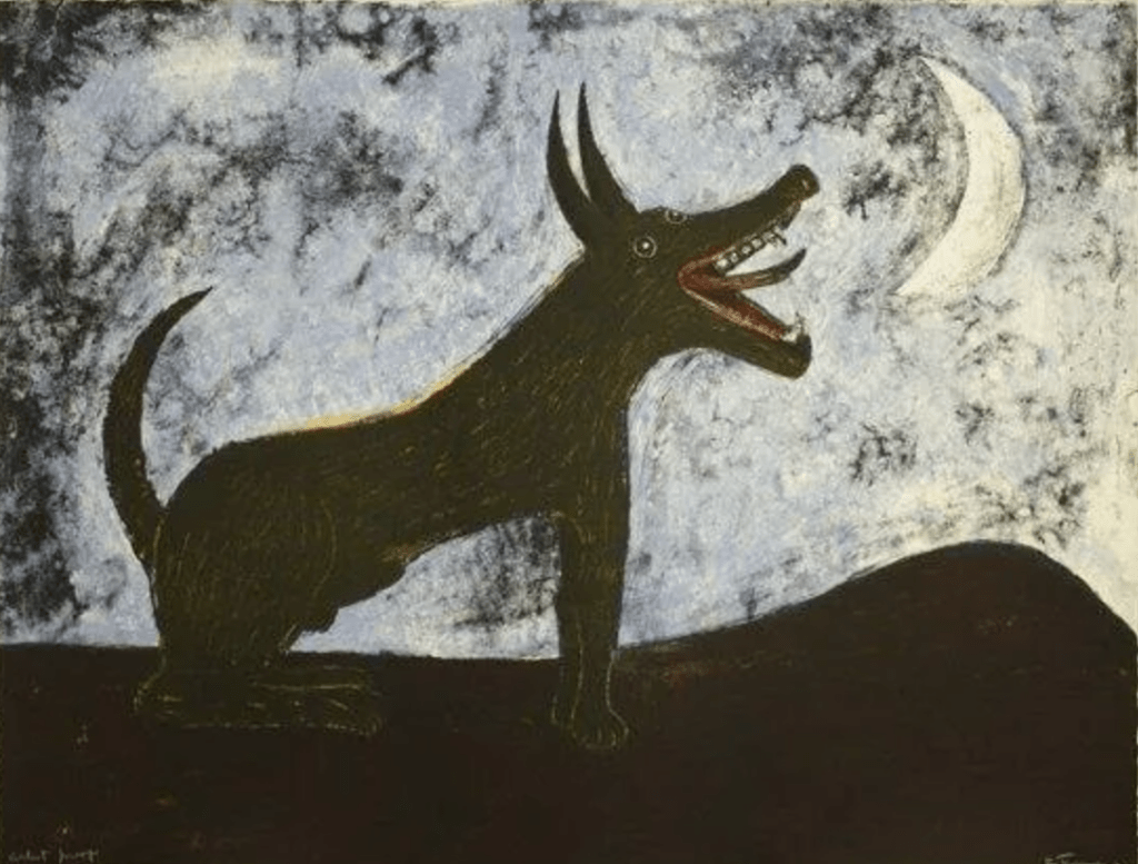 perro abandonado en la gasolinera