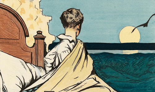 la niña y la luna